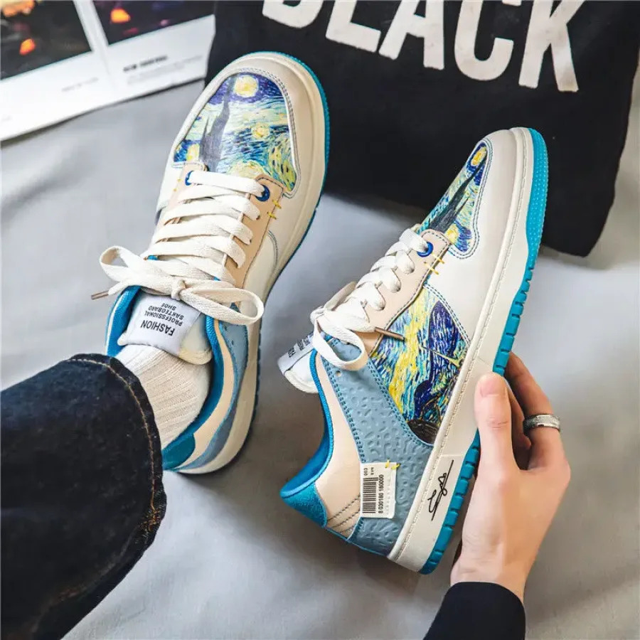 Baskets Van Gogh vue de dessus