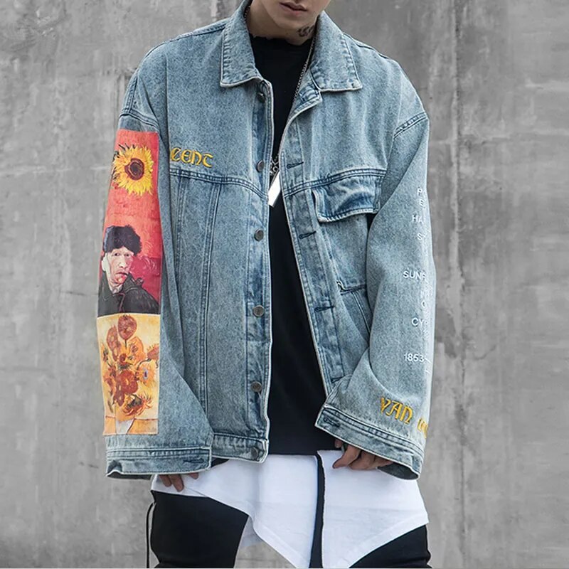 Blouson inspirées de Van Gogh.